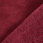 Preview: Bambus-Fleece Frottee Doubleface weinrot